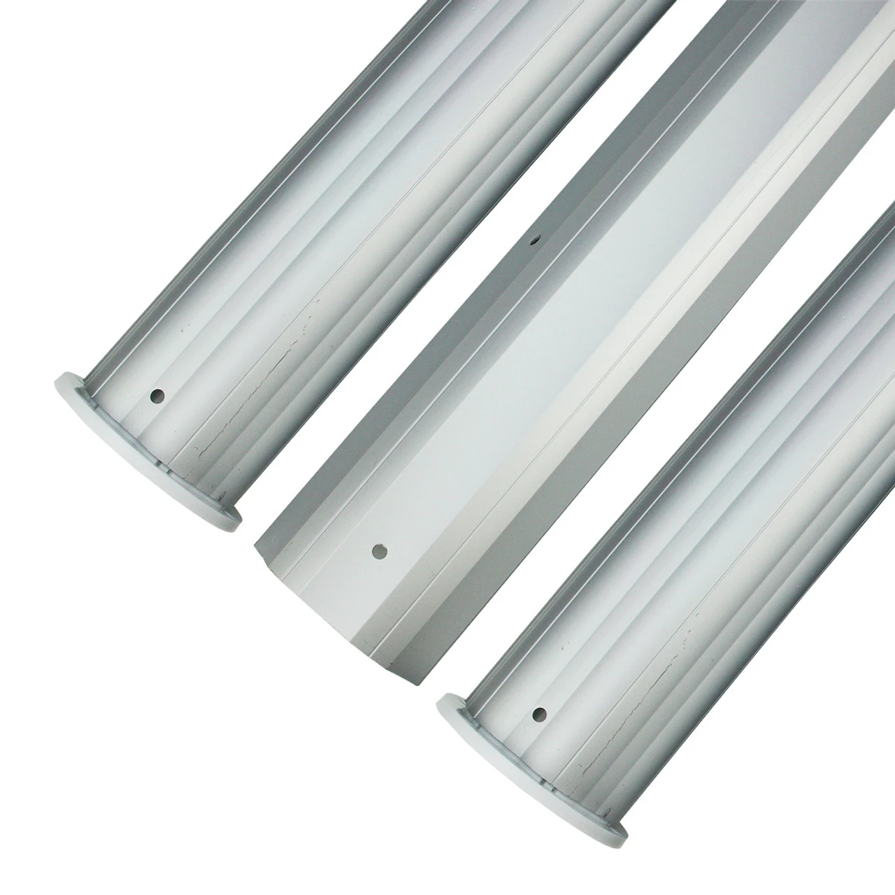 HydroTools Round Aluminum Solar Cover Reel Tube Kit - 3 X 24' 3 HydroTools Round Aluminum Solar Cover Reel Tube Kit - 3 X 24'