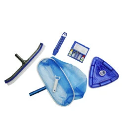 5-Piece Swimming Pool Cleaning And Water Testing Kit