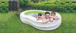 94.5" Green And White Inflatable Figure 8 Swimming Pool -Pool Safe Pro 8zdvyr5ee9p38gn9nss7pbg1jaooqlka 47499.1667521657