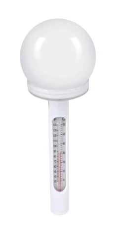 9" Lighted Color Changing Solar Floating Thermometer
