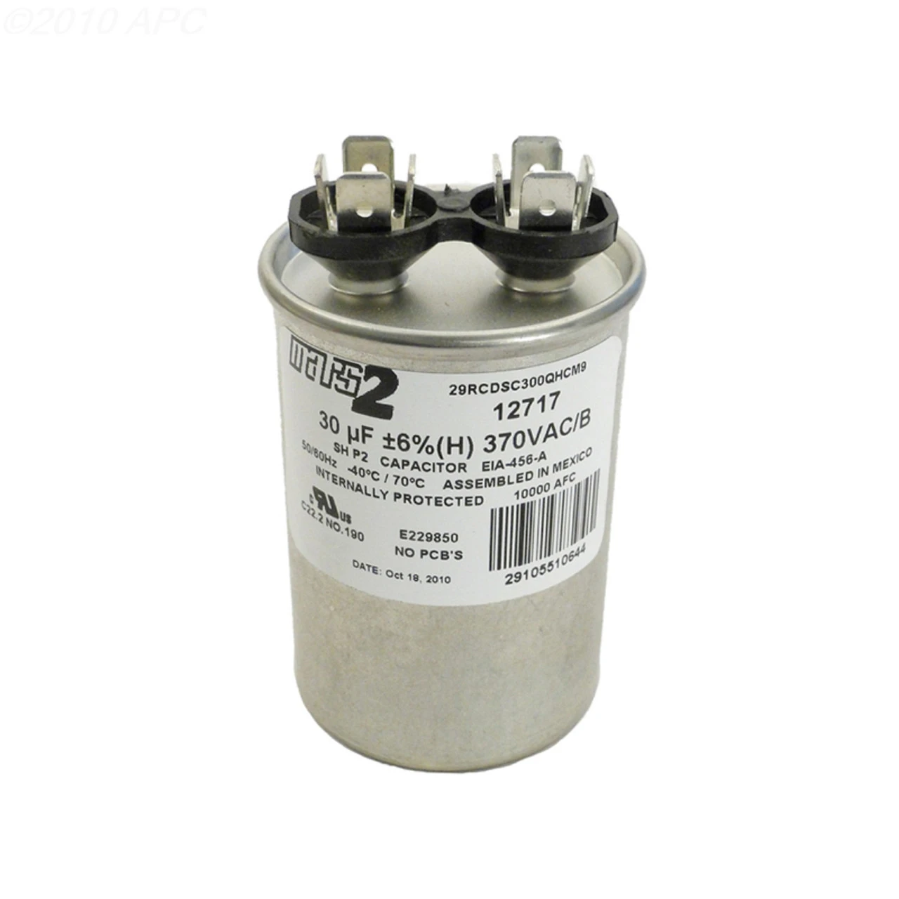 Silver Run Capacitor 30 MFD 370VAC 3 Silver Run Capacitor 30 MFD 370VAC