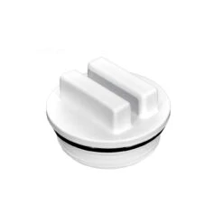 1.5" White Raised Winter Plug MPT With O-Ring