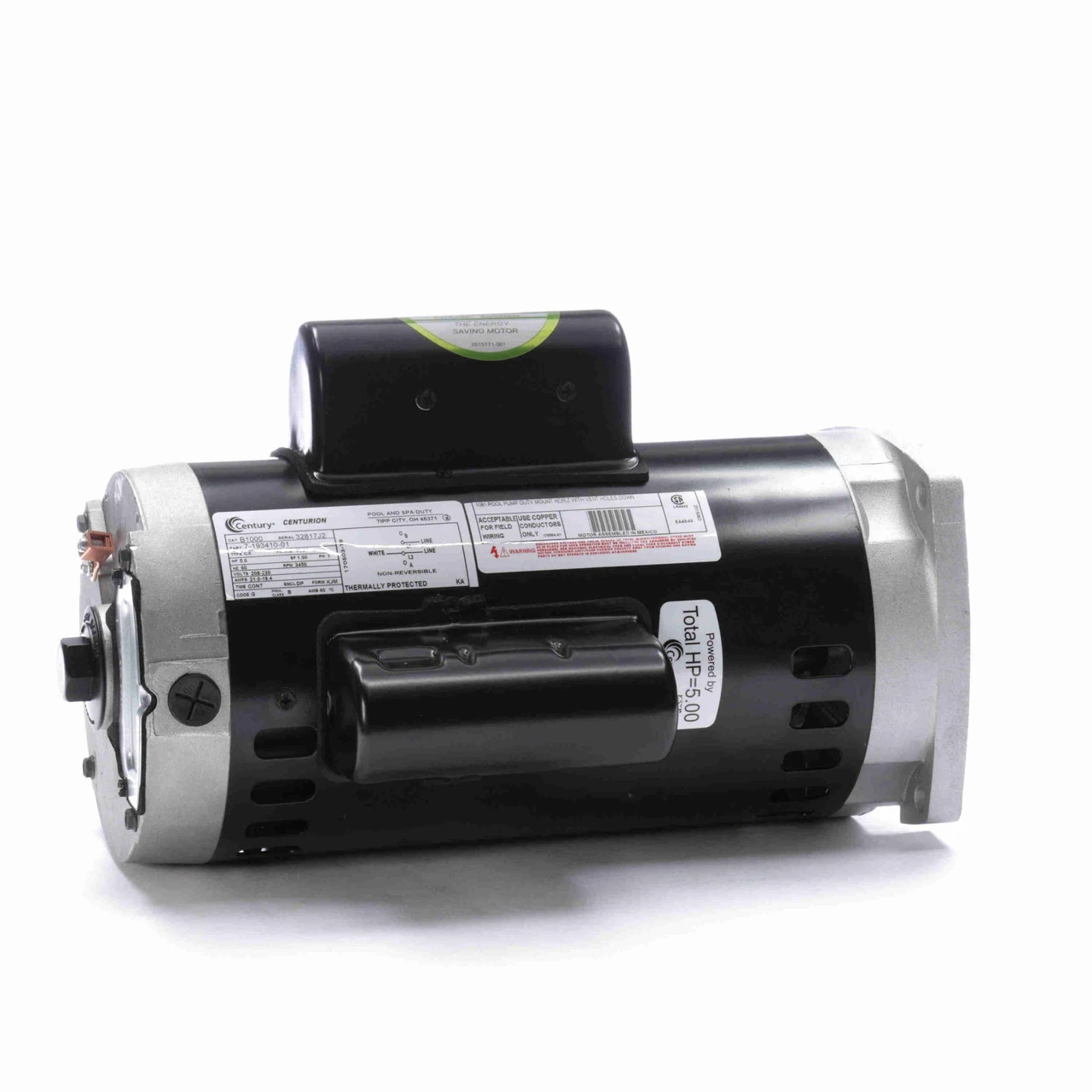 5 HP Square Flange Full Rated Pool Pump Motor, 1 SF 3 5 HP Square Flange Full Rated Pool Pump Motor, 1 SF