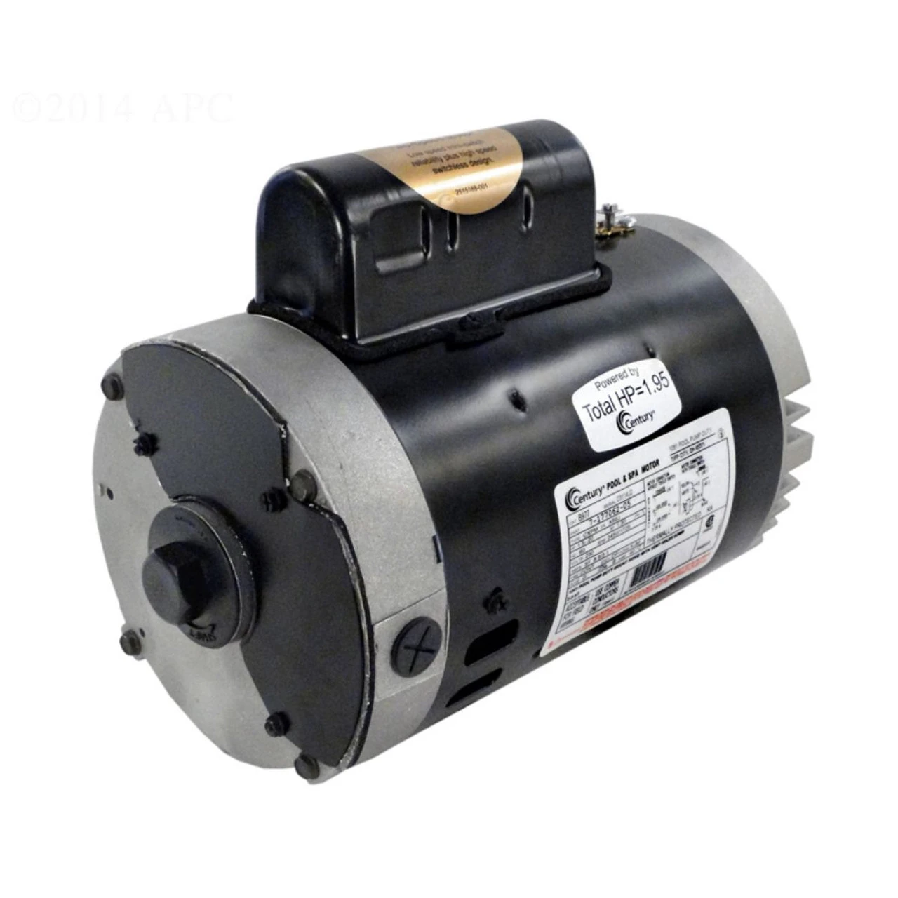 1.5 To 0.20 HP C-Face Full Rated Pool Pump Motor, 1.30 SF 4 1.5 To 0.20 HP C-Face Full Rated Pool Pump Motor, 1.30 SF - Image 2