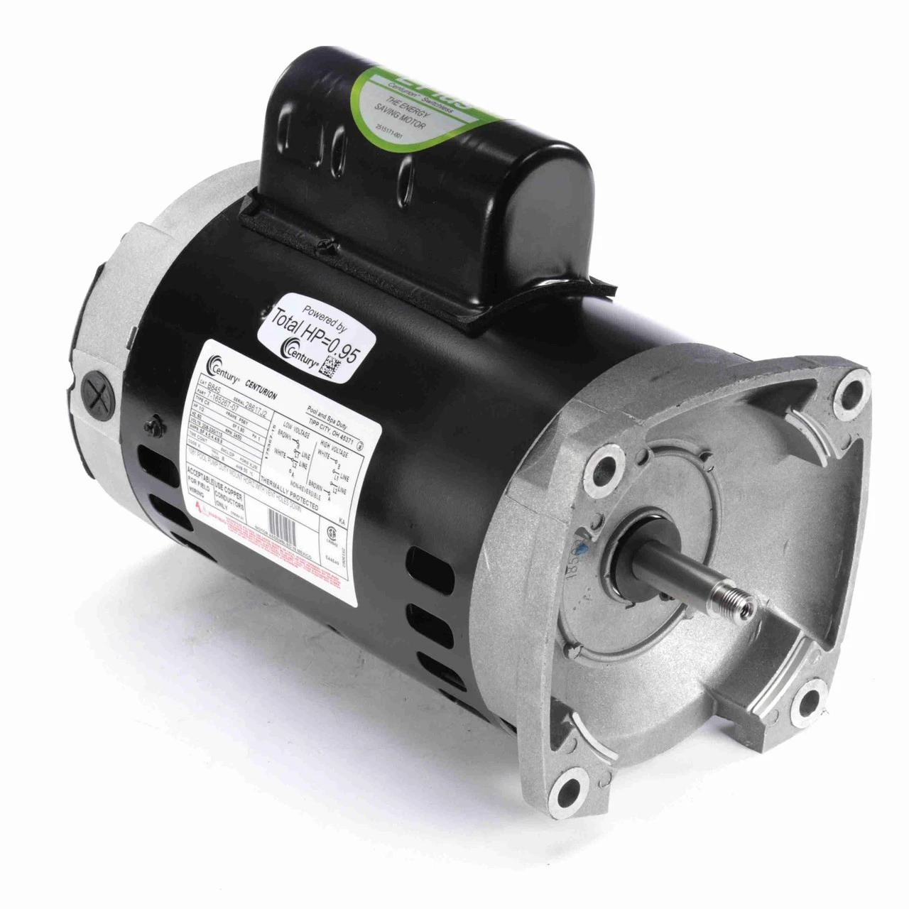 0.5 HP Square Flange Single Phase Replacement Pool Pump Motor 3 0.5 HP Square Flange Single Phase Replacement Pool Pump Motor