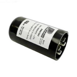 Black Round Start Capacitor 161-193 MFD 110-125VAC