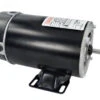 1.5 HP Black And Silver Single Speed Round Flange Pool Motor