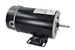 1.5 HP Black And Silver Single Speed Round Flange Pool Motor
