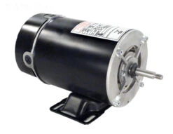 2 HP Black And Silver Single Speed Round Flange Pool Motor