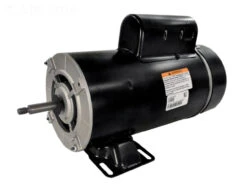 3 HP Black Thru-Bolt Dual Speed Round Flange Pool Motor