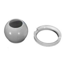 White Hydroair Balboa Eyeball And Retainer Ring