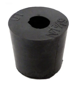 1" Black Rubber Cord Stopper For 12V Wire