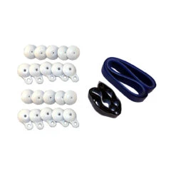264” Blue And White Vinyl Strap Kit