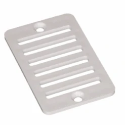 White Hayward Deck Drain Rectangular Grate With Screws