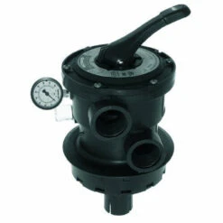Black Hayward SP0714t Top Mount Multiport Valve ProSeries Sand Filters