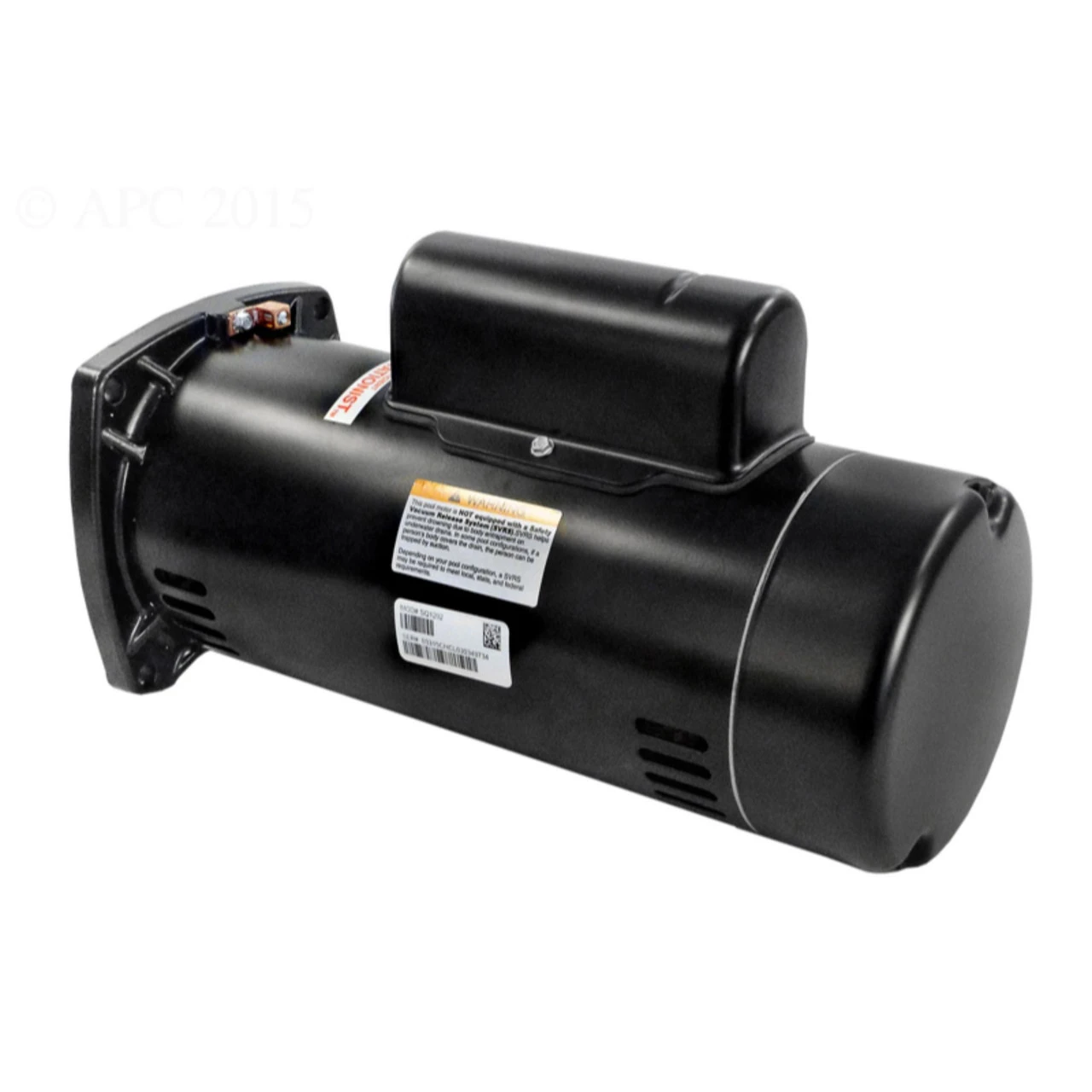2 HP Black Flanged Full Rated Pool Pump Motor, 1.3 SF 4 2 HP Black Flanged Full Rated Pool Pump Motor, 1.3 SF - Image 2