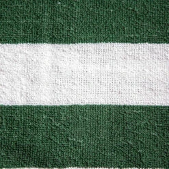 82" Green And White Striped Rectangular Lounge Chair Beach Towel -Pool Safe Pro dii2070339a 4 07409.1667668951