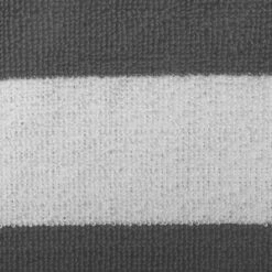 82" Gray And White Striped Rectangular Lounge Chair Beach Towel -Pool Safe Pro dii2070341a 2 23652.1667668953