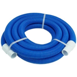 Blue And White Blow Molded Vacuum Hose With Swivel Cuffs 27' X 1.25"