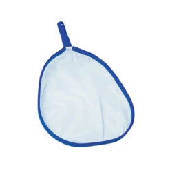 16" Blue And White Finisher Swimming Pool Leaf Rake Skimmer Head