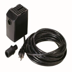 Black HydroTools Electric Above-Ground Swimming Pool Cover Siphon Pump