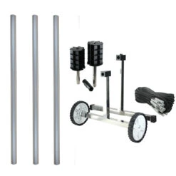 8ft X 3in Pool Cover Reel System With Tubes