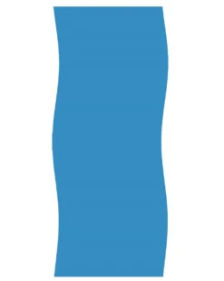 Blue Oval Overlap Above Ground Swimming Pool Liner 15' X 30'