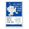 18" Blue And White "Don't Pee In Our Spa" Funny Residential Spa Sign -Pool Safe Pro lndqewdjaqjrord0shfaguilj5ltmi9k 07733.1667585741