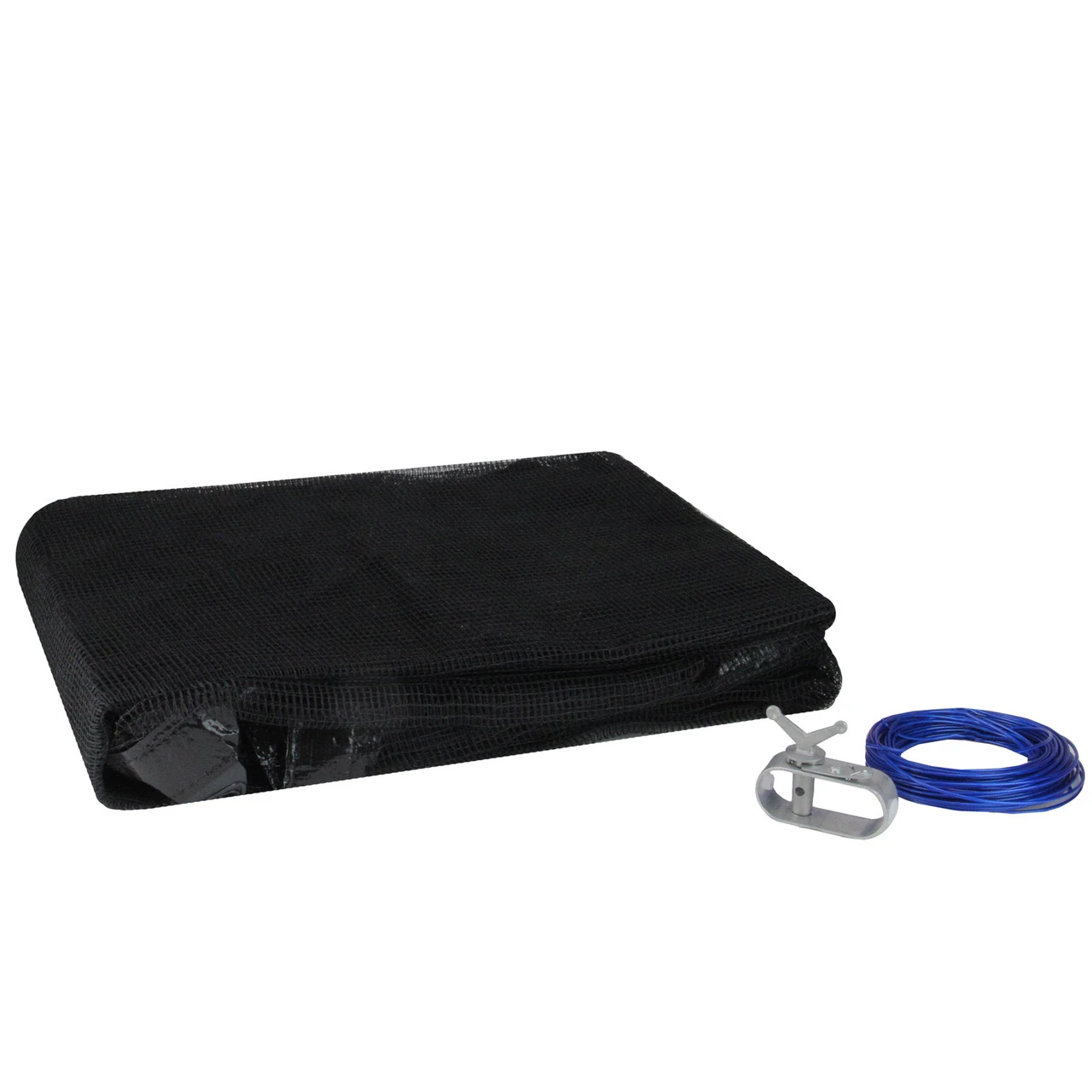 15' Black Deluxe Above Ground Closing Swimming Pool Leaf Net Cover 4 15' Black Deluxe Above Ground Closing Swimming Pool Leaf Net Cover - Image 2