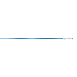 15.25' Blue Corrugated Adjustable Telescopic Pole For Vacuum Heads And Skimmers