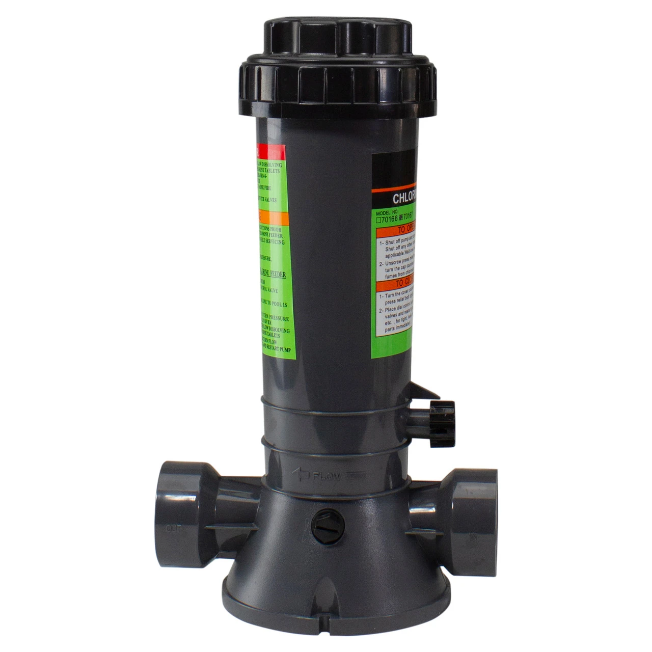 Automatic In-Line Chlorinator Chemical Feeder, 9lb Capacity 4 Automatic In-Line Chlorinator Chemical Feeder, 9lb Capacity - Image 2