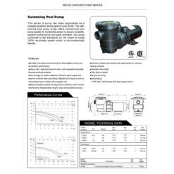 Self-Priming Above-Ground Swimming Pool Pump, 0.75 HP 7 Self-Priming Above-Ground Swimming Pool Pump, 0.75 HP -Pool Safe Pro northlight pa91822 3 21370.1667566331