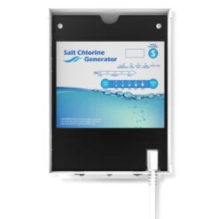 15000 Gallon Swimming Pool Salt Water Chlorine Generator System, 7 Titanium Plates