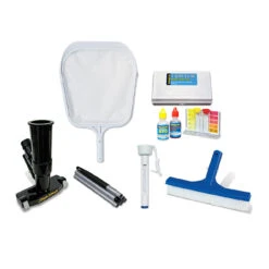 5-Pieces Black And White Basic Spa Maintenance Kit