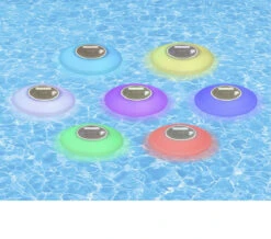 Floating Wireless Speaker With Multi-Light Display For Swimming Pools -Pool Safe Pro pool2054504 78664.1667581781