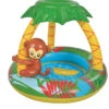 40" Monkey With Palm Trees Inflatable Kiddie Swimming Pool -Pool Safe Pro pool20central2017044 25455.1667563170