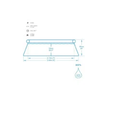 8ft Round Inflatable Easy Set Kids Swimming Pool With Filter Pump -Pool Safe Pro pool20central20ym57265 4 22165.1667642695
