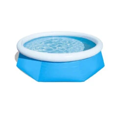 8ft Round Inflatable Easy Set Kids Swimming Pool With Filter Pump