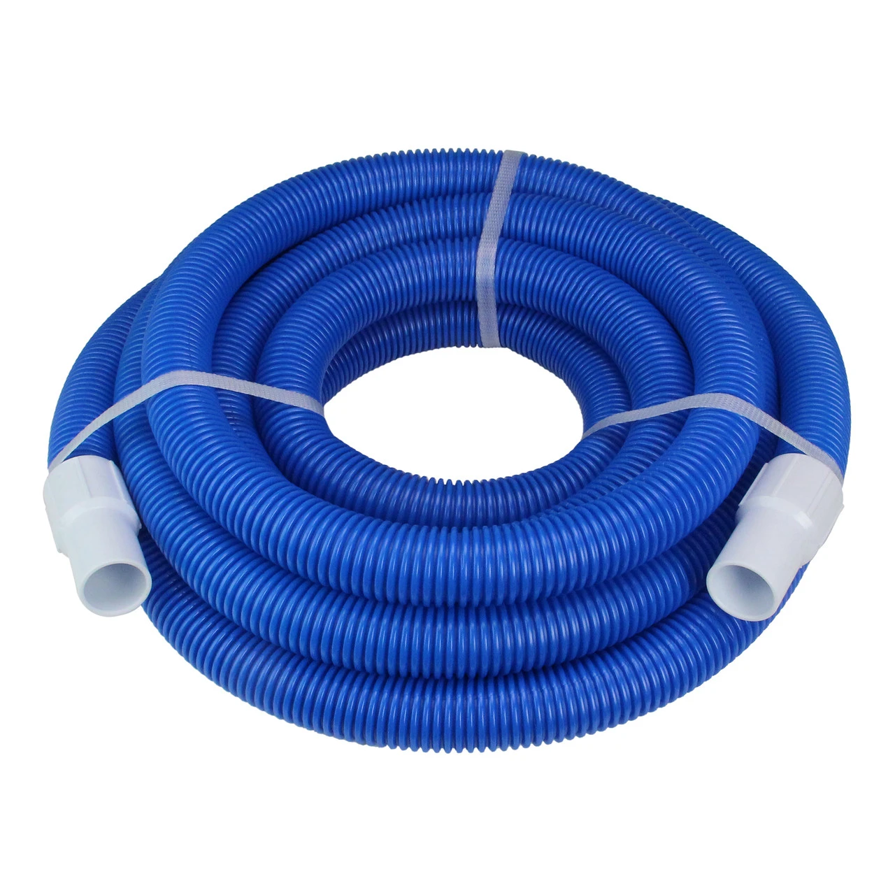 Dark Blue And White Blow Molded PE Vacuum Hose 24' X 1.25" 3 Dark Blue And White Blow Molded PE Vacuum Hose 24' X 1.25"