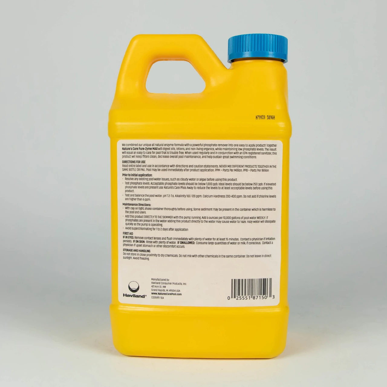 64 Oz. Nature's Care Pure Zyme Max Clarifier With Phos Away For Swimming Pools 4 64 Oz. Nature's Care Pure Zyme Max Clarifier With Phos Away For Swimming Pools - Image 2