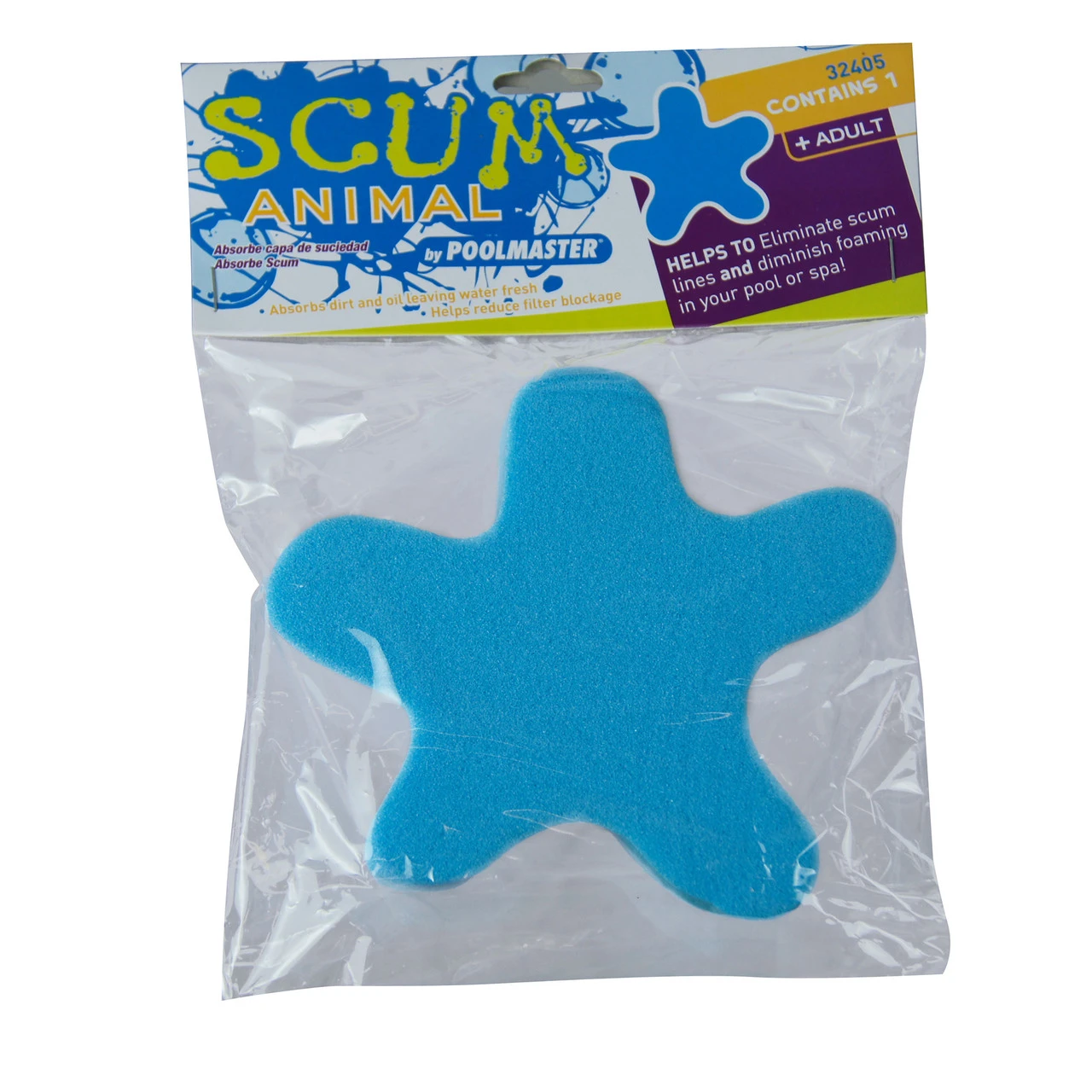 6" Blue Starfish Scum Animal Swimming Pool Cleaning Accessory 4 6" Blue Starfish Scum Animal Swimming Pool Cleaning Accessory - Image 2