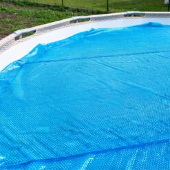 24' Blue Round Heat Wave Solar Blanket Swimming Pool Cover