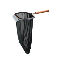 19.75" Black Heavy Duty Frame Leaf Pool Rake With Copper Handle
