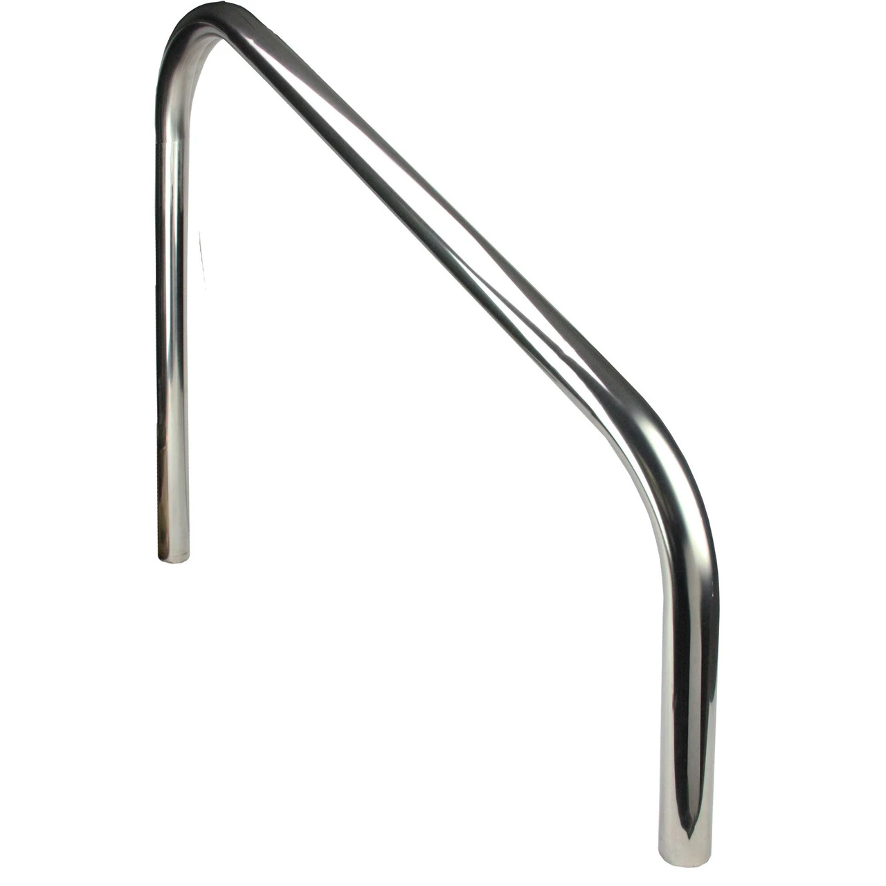 Set Of 2 Silver Sloped Swimming Pool Handrails 38" 5 Set Of 2 Silver Sloped Swimming Pool Handrails 38" - Image 3