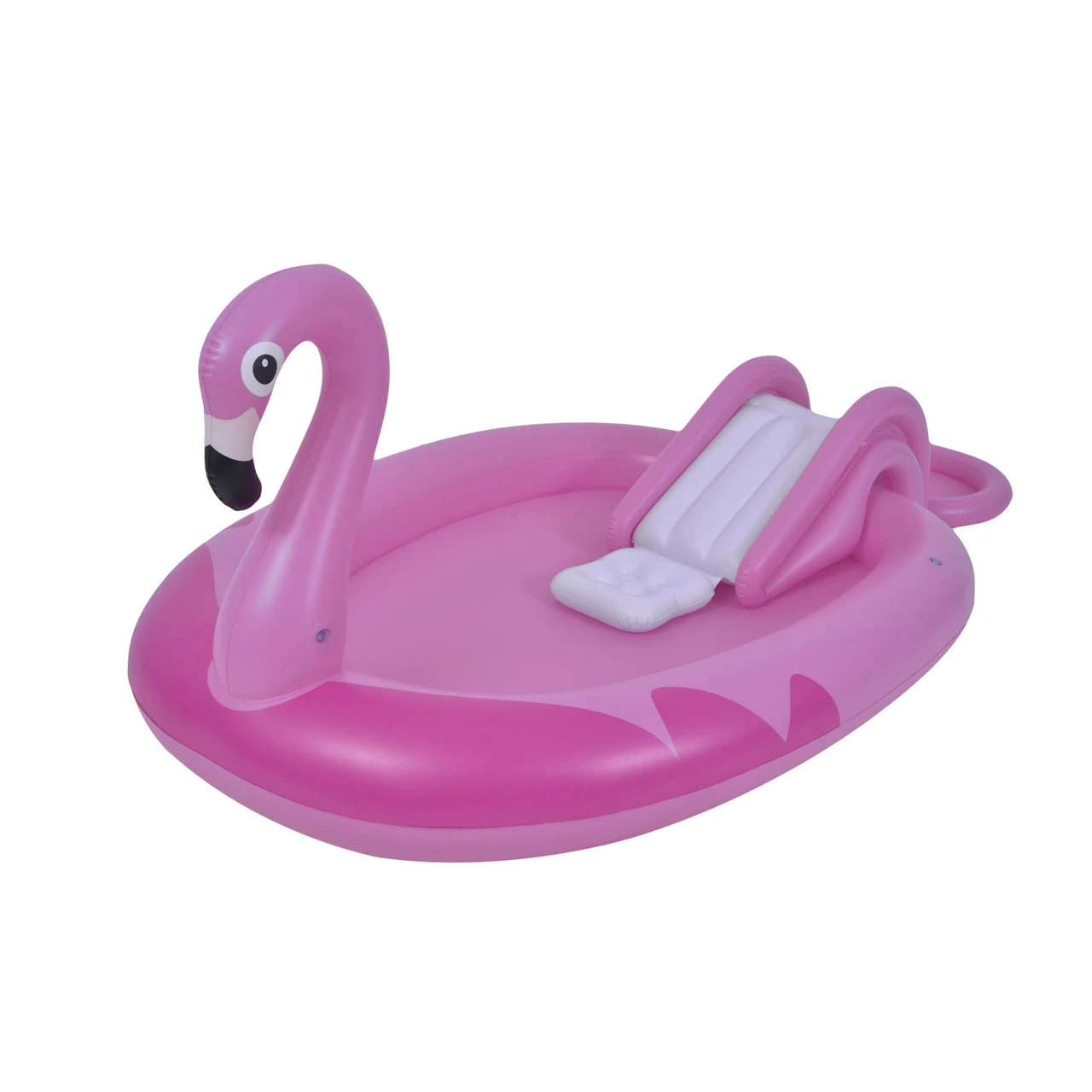83" Inflatable Pink Flamingo Kiddie Pool With Sprayer 3 83" Inflatable Pink Flamingo Kiddie Pool With Sprayer