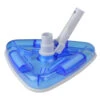 11" Blue And White Deluxe Triangular Swimming Pool Vacuum Head -Pool Safe Pro poolcentral ew36691 2 04111.1667586151