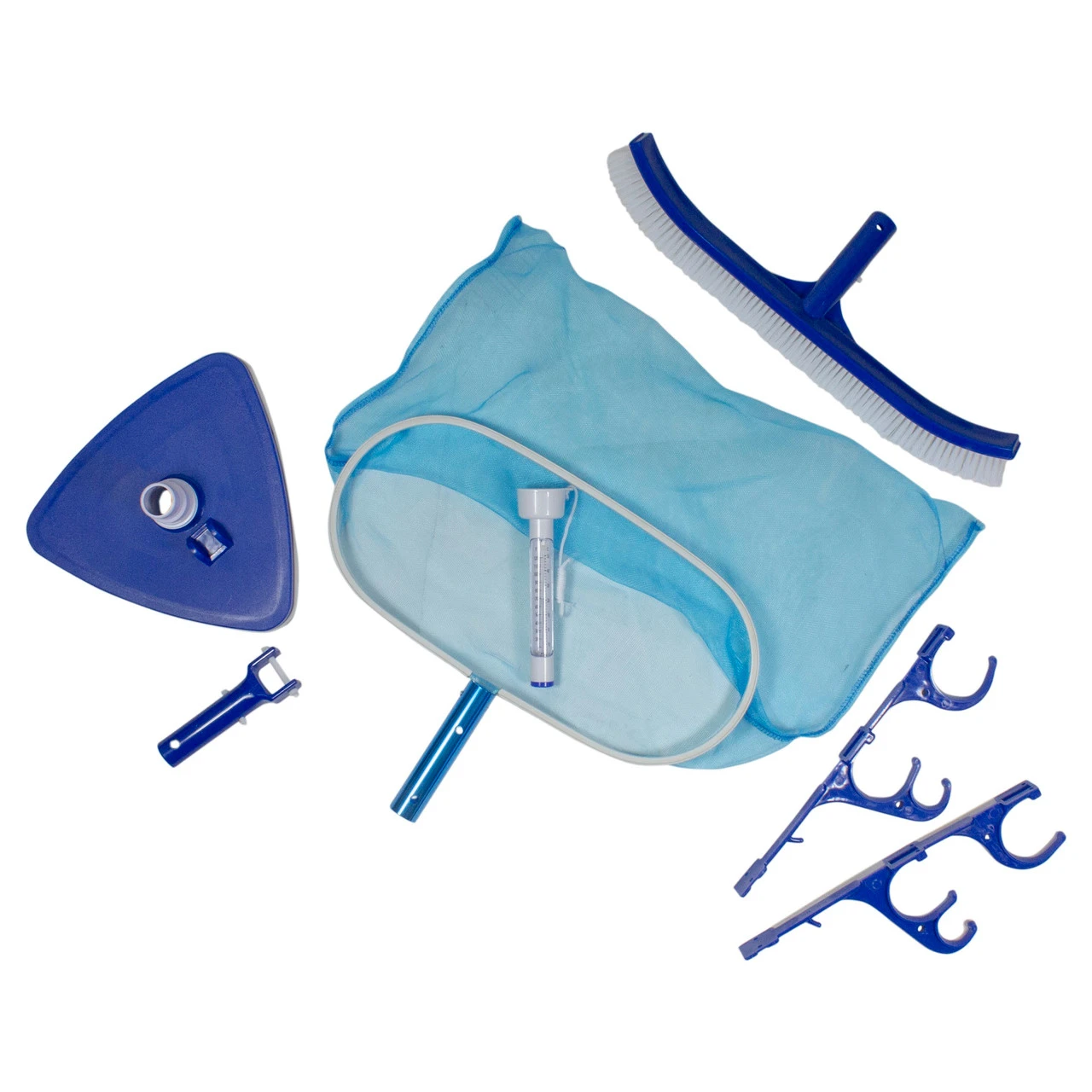 6-Piece Blue Assorted Pool Maintenance Cleaning Kit 3 6-Piece Blue Assorted Pool Maintenance Cleaning Kit