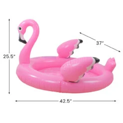 42.5" Inflatable Pink Flamingo Children's Swimming Pool -Pool Safe Pro poolcentral jl57135 2 27411.1667583963