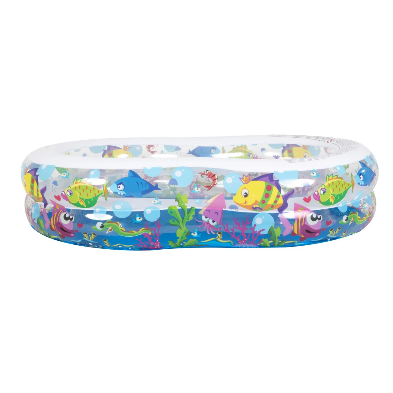 69" Inflatable Sea Life Motif Kiddie Swimming Pool 4 69" Inflatable Sea Life Motif Kiddie Swimming Pool - Image 2