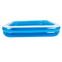 8.5' Blue And White Inflatable Rectangular Swimming Pool -Pool Safe Pro poolcentral jl 10291 03 71951.1686006406